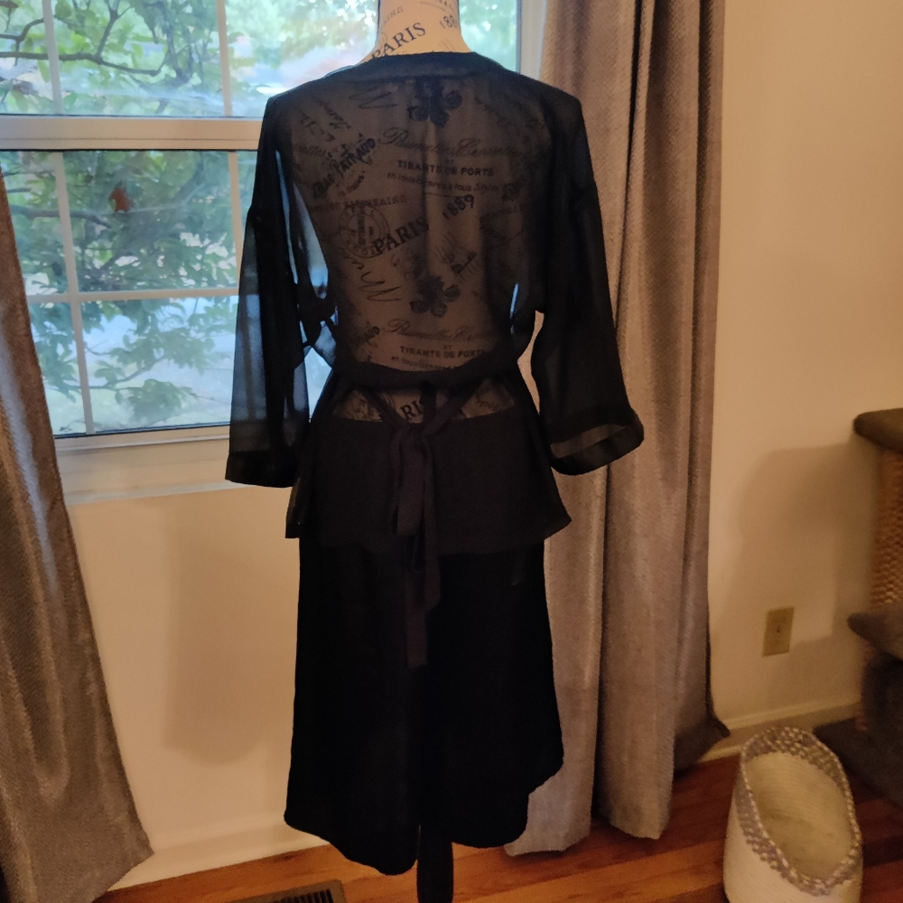 NWOT Sheer Two-Piece Sleep Set - Picture 4 of 8